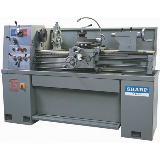 SHARP 1440F 14" X 40" GEARED HEAD GAP BED ENGINE LATHE SHARP 1440F 14" X 40" GEARED HEAD GAP BED ENGINE LATHE