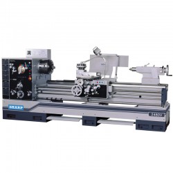 SHARP 24120V 24" X 120" EXTRA HEAVY DUTY GEARED HEAD ENGINE LATHE