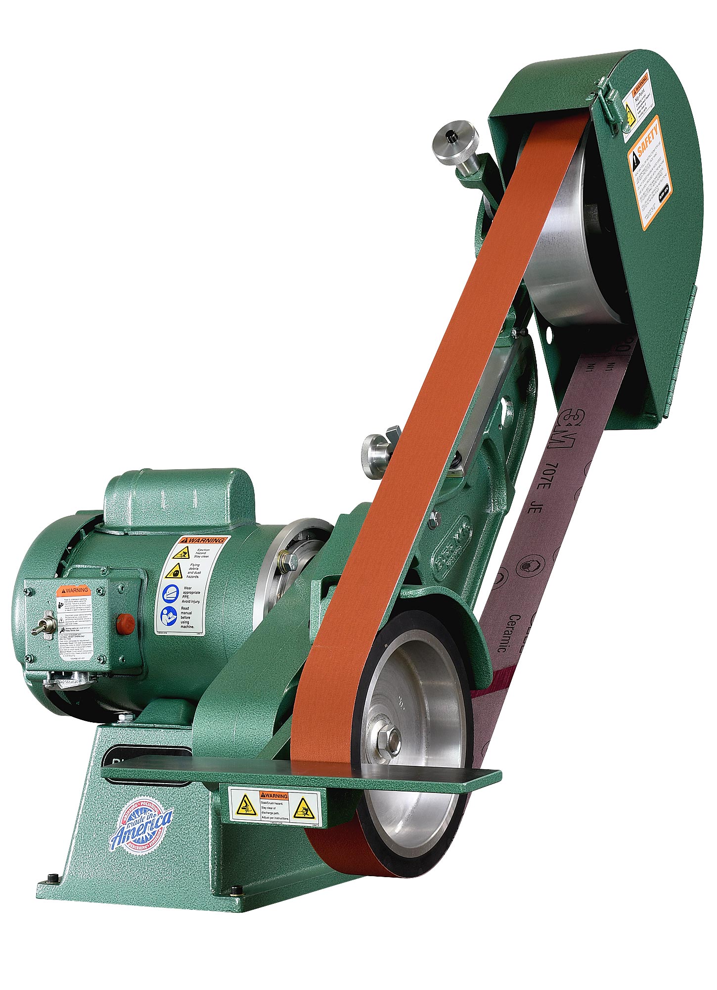 burr king belt grinder