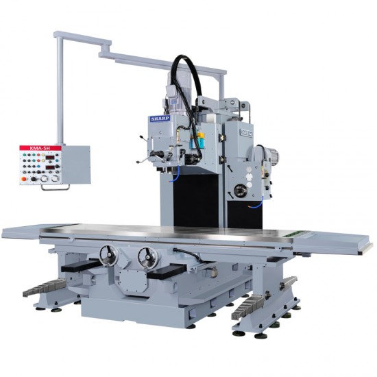 SHARP KMA-5H 29-1/2" X 106-1/4" HEAVY DUTY HORIZONTAL | VERTICAL BED TYPE MILLING MACHINE