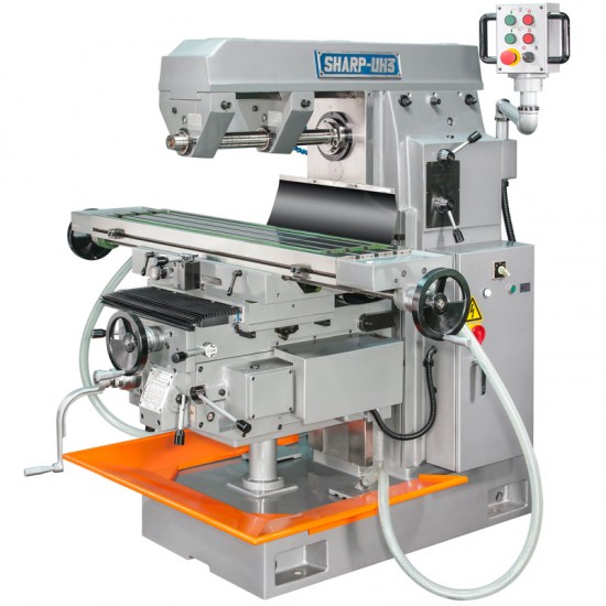 SHARP UH-3 12" X 51" UNIVERSAL HORIZONTAL MILLING MACHINE