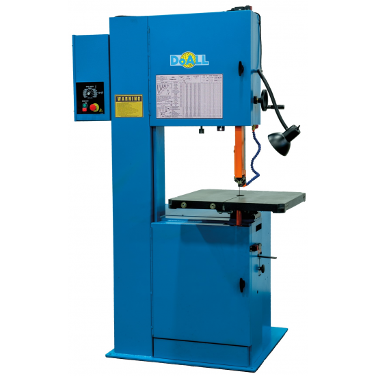 DOALL 290184 2013-V3 20" X 13" VERTICAL CONTOUR BAND SAW WITH 13" WORK HEIGHT