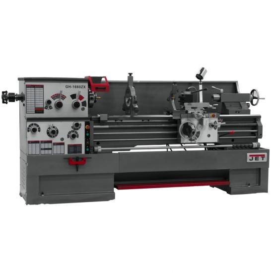 JET 321573 GH-1660ZX 16" X 60" LARGE SPINDLE BORE ENGINE LATHE WITH 5C LEVER TYPE COLLET CLOSER