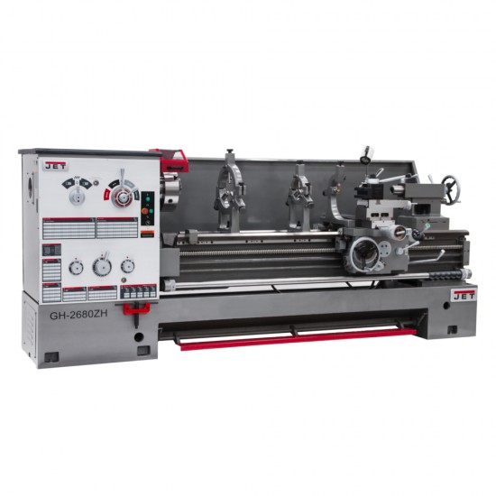 JET 321892 GH-26120ZH 26" X 120" LARGE SPINDLE BORE ENGINE LATHE WITH ACU-RITE 203 2-AXIS DRO