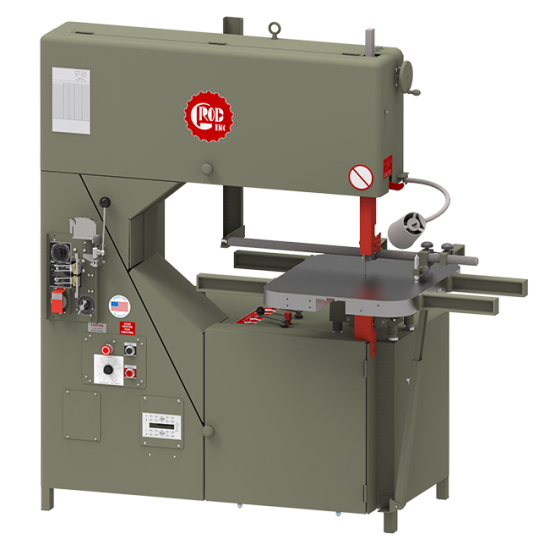 GROB 4V-36 36" METAL CUTTING VERTICAL BANDSAW WITH 12" WORK HEIGHT