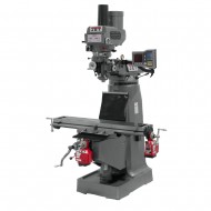 JET 690009 JTM-4VS 9" X 49" VARIABLE SPEED VERTICAL MILLING MACHINE WITH X AND Y-AXIS POWER FEEDS & POWER DRAW BAR