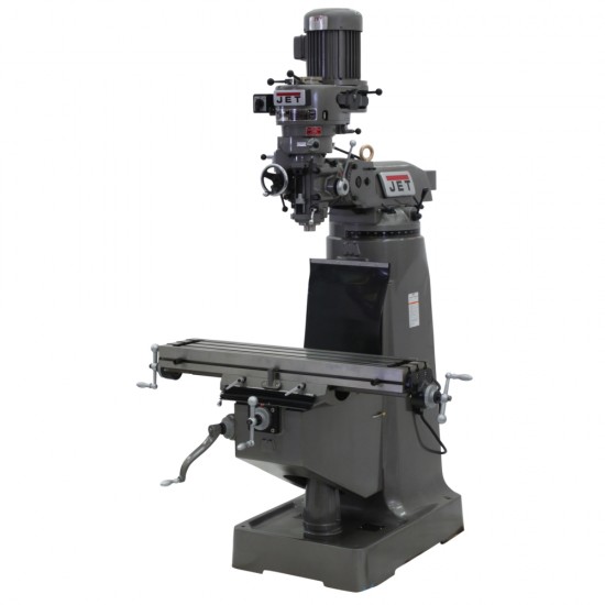 JET 690089 JTM-2 9" X 42" STEP PULLEY VERTICAL MILLING MACHINE