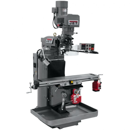 JET 691500 JTM-949EVS 9" X 49" ELECTRONIC VARIABLE SPEED VERTICAL MILLING MACHINE