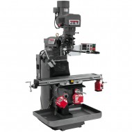 JET 690504 JTM-949EVS 9" X 49" ELECTRONIC VARIABLE SPEED VERTICAL MILLING MACHINE WITH X, Y AND Z-AXIS POWER FEEDS