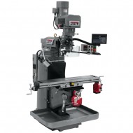 JET 690547 JTM-949EVS 9" X 49" ELECTRONIC VARIABLE SPEED VERTICAL MILLING MACHINE WITH NEWALL DP700 3-AXIS (QUILL) DRO AND X & Y-AXIS POWER FEEDS