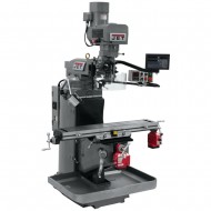JET 690537 JTM-949EVS 9" X 49" ELECTRONIC VARIABLE SPEED VERTICAL MILLING MACHINE WITH NEWALL NMS800 2-AXIS DRO AND X & Y-AXIS POWER FEEDS