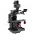 JET 690538 JTM-949EVS 9" X 49" ELECTRONIC VARIABLE SPEED VERTICAL MILLING MACHINE WITH NEWALL NMS800 2-AXIS DRO AND X & Y-AXIS POWER FEEDS & POWER DRAW BAR
