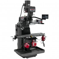 JET 690549 JTM-949EVS 9" X 49" ELECTRONIC VARIABLE SPEED VERTICAL MILLING MACHINE WITH NEWALL DP700 3-AXIS (QUILL) DRO AND X, Y & Z-AXIS POWER FEEDS
