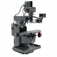 JET 690625 JTM-1050EVS2/230 10" X 50" ELECTRONIC VARIABLE SPEED VERTICAL MILLING MACHINE WITH ACU-RITE 203 3-AXIS (KNEE) DRO AND X-AXIS POWER FEED & POWER DRAW BAR