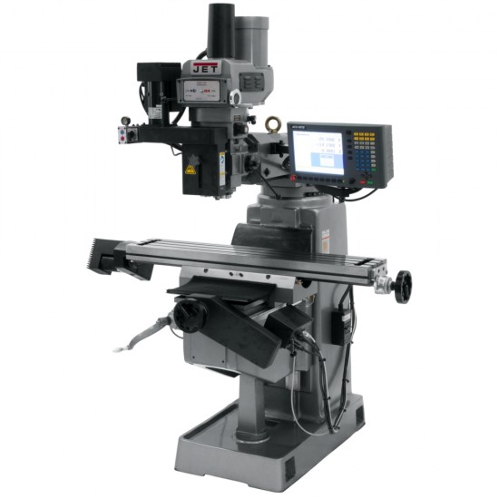 JET 690930 JTM-1050 10" X 50" VARIABLE SPEED VERTICAL MILLING MACHINE WITH ACU-RITE MILLPWR G2 2-AXIS CNC CONTROL