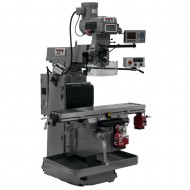 JET 698064 JTM-1254VS 12" X 54" VARIABLE SPEED VERTICAL MILLING MACHINE WITH ACU-RITE 203 3-AXIS (QUILL) DRO AND X & Y-AXIS POWER FEEDS & POWER DRAW BAR