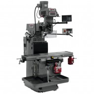 JET 698069 JTM-1254VS 12" X 54" VARIABLE SPEED VERTICAL MILLING MACHINE WITH NEWALL DP700 2-AXIS DRO AND X & Y-AXIS POWER FEEDS