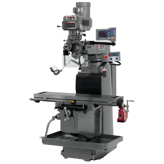 JET 698085 JTM-1254RVS 12" X 54" VARIABLE SPEED VERTICAL MILLING MACHINE WITH X-AXIS POWER FEED AND POWER DRAW BAR
