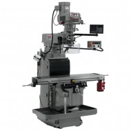 JET 698132 JTM-1254RVS 12" X 54" VARIABLE SPEED VERTICAL MILLING MACHINE WITH NEWALL DP700 3-AXIS (KNEE) DRO AND X-AXIS POWER FEED