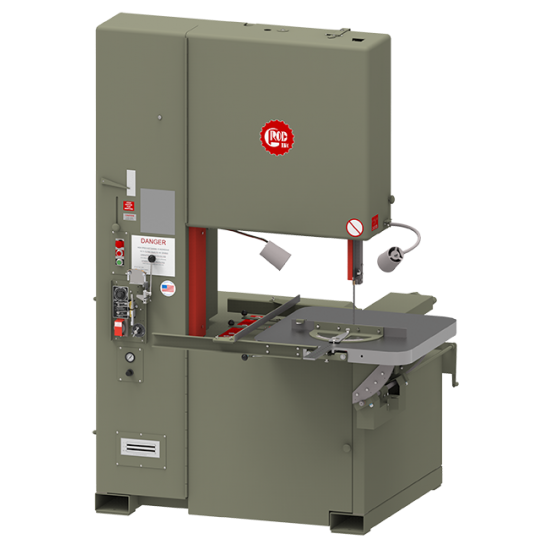 GROB 6V-36 36" METAL HOT CUTTING VERTICAL BANDSAW WITH 20" WORK HEIGHT