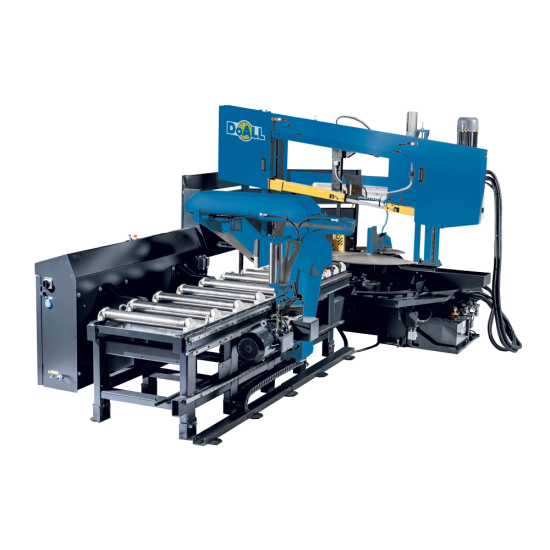 DOALL DCDS-600NC 16" X 24" STRUCTURALL SERIES AUTOMATIC HORIZONTAL DUAL COLUMN DUAL SWIVEL MITER METAL CUTTING BAND SAW