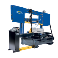 DOALL DCDS-750SA 19" X 30" STRUCTURALL SERIES SEMI-AUTOMATIC HORIZONTAL DUAL COLUMN DUAL SWIVEL MITER METAL CUTTING BAND SAW