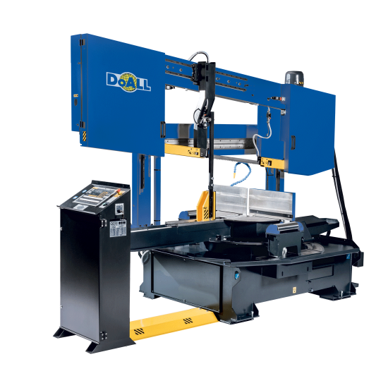 DOALL DCDS-750SA 19" X 30" STRUCTURALL SERIES SEMI-AUTOMATIC HORIZONTAL DUAL COLUMN DUAL SWIVEL MITER METAL CUTTING BAND SAW