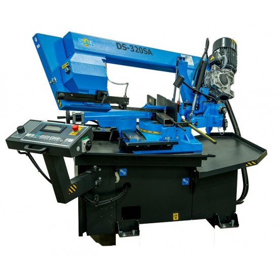 DOALL DS-320SA 11-3/4" X 12-1/2" STRUCTURALL SERIES SEMI-AUTOMATIC HORIZONTAL DUAL MITER METAL CUTTING BAND SAW