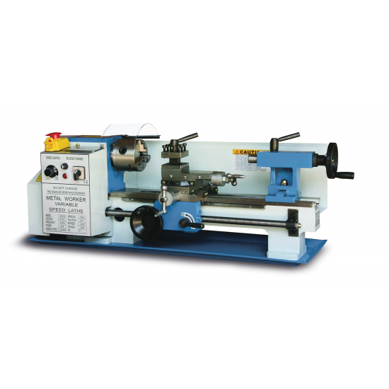 BAILEIGH 1228214 PL-714VS-V2 7.08" X 13.78" VARIABLE SPEED BENCH TOP METAL LATHE