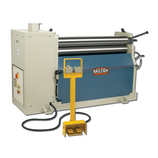 Baileigh Industrial Manually Powered Ring and Angle Roll Bending Machine, 3  Rolls, 1/4 Bends/Curves