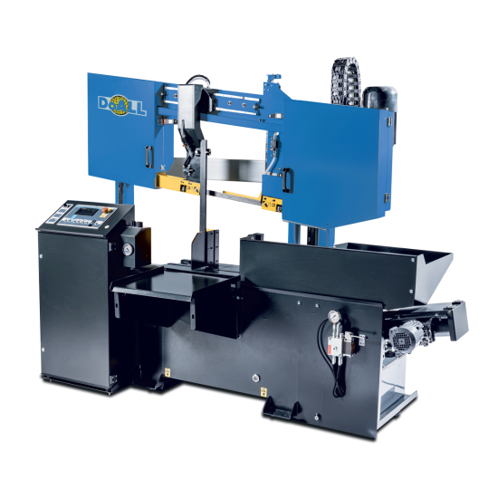 DOALL TDC-400SA 16" X 16" OLYMPIA SERIES SEMI-AUTOMATIC HORIZONTAL DUAL COLUMN TUBE AND PIPE METAL CUTTING BAND SAW