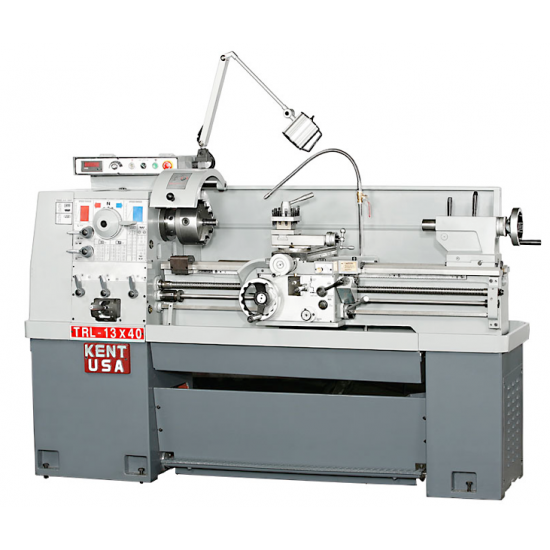 KENT USA TRL-1340V 13" X 40" HEAVY DUTY PRECISION ELECTRONIC VARIABLE SPEED ENGINE LATHE