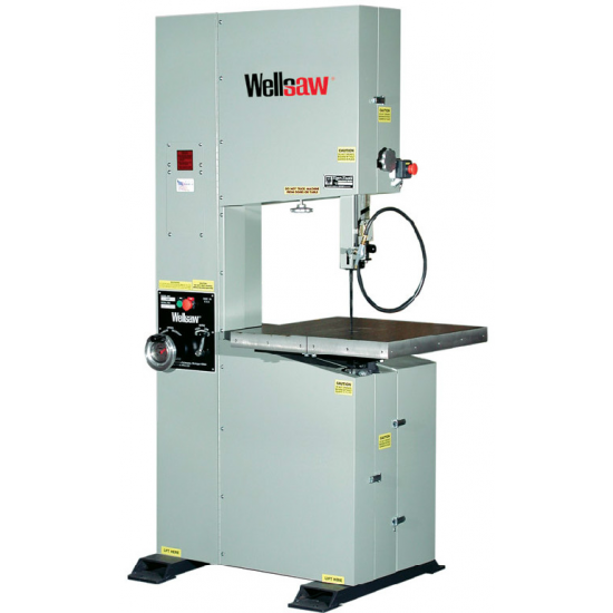 WELLSAW V-20F 20" VERTICAL BANDSAW WITH 16" WORK HEIGHT